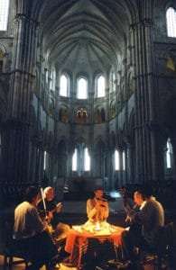 Los Incas concert Basilique de Vezelay - France